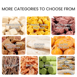 Đông Khô Vịt Khối Hạt Miễn Phí Thức Ăn Vật Nuôi Protein Cao OEM ODM Pet Dog Treats Mèo Snack Chất Lượng Cao Pet Treats Phần Thưởng - Product Image 3