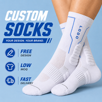 Chaussettes de sport personnalisées avec logo, longueur et emballage sur mesure, vente en gros pour les matchs de basket-ball et l'entraînement des équipes