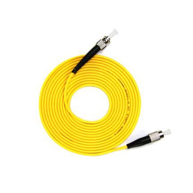 Duplex Single Mode Fiber Jumper Cable 2.0mm LC/UPC-FC/UPC-PVC(OFNR) Fiber Optic Patch Cord