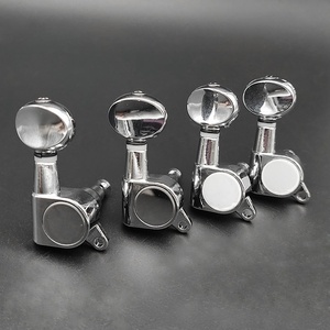 Clavijas de Afinación Selladas para Ukelele, Cabezales de Máquina Sellados, Perillas Metálicas, Afinadores para Ukelele de 4 Cuerdas, Piezas de Instrumentos - Product Image 3