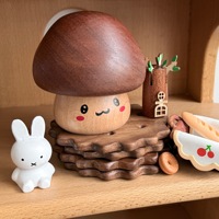 Boîte à musique Champignon Moderne DIY Eco-Friendly Home Decor Cadeau d'anniversaire pour enfants