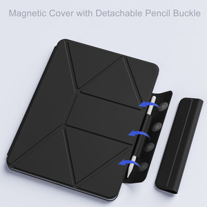 Couverture intelligente magnétique Origami légère pour <span class=keywords><strong>iPad</strong></span> <span class=keywords><strong>Pro</strong></span> 11 pouces (<span class=keywords><strong>Pro</strong></span> 2e/3e/4e génération) avec rabat de rangement pour crayon - Product Image 5