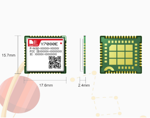 SIMCOM Y7080E NB-IoT LPWA โมดูล SMT ชิปพลังงานต่ำแบบหลายย่านความถี่สำหรับข้อมูลความเร็วต่ำอุตสาหกรรม M2M อุปกรณ์ไอโอที - Product Image 1