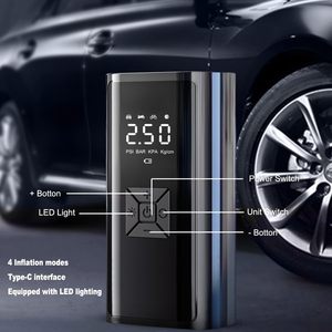 Inflador de Neumáticos Inalámbrico Digital Mejorado para Coche 3*2000 mAh 12V con Pantalla Digital Compresores Portátiles para Llantas de Automóvil - Product Image 6