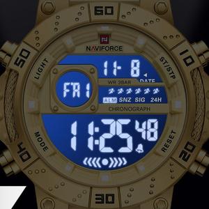 NF9241S <span class=keywords><strong>Orologio</strong></span> Digitale Sportivo alla Moda con Cronografo e Sveglia 9241 LED per Uomo, Impermeabile - Product Image 4