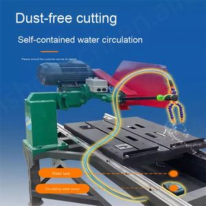 Máquina de Corte Eléctrica Plegable Multifuncional de Escritorio con Circulación de Agua y Sin Polvo para Azulejos, Granito, Mármol y Madera - Product Image 3