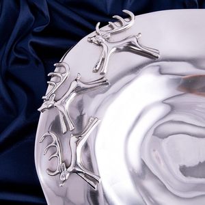 Table de service luxueuse en aluminium de taille personnalisée avec motifs traditionnels pour le café, le thé et les occasions décoratives - Product Image 6