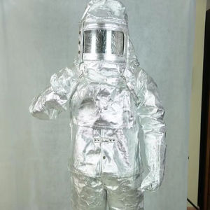 S M L XL размер и алюминиевая фольга композитная огнестойкая ткань Материал огнестойкий алюминиевый термостойкий костюм - Product Image 1