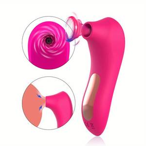 Rechargeable 7 Mode Clitoral G Spot <b>Vibrator</b> with Nipple Stimulator Silicone Adult Toy for Women - Product Image 1