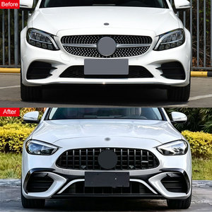 ชุดแต่งคุณภาพสูงสำหรับรถยนต์ C Class W205 อัพเกรดเป็น W206 สไตล์ C63 ประกอบด้วยกันชนหน้า ไฟหน้า และไฟท้าย - Product Image 2