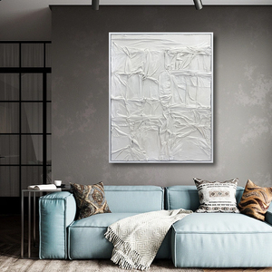 Abstract Mixed Media Artwork 3D Hand Painted Painting Handmade Cloth <strong>Large</strong> Wall <strong>Art</strong> Home Decor