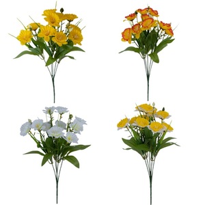 Bouquet de narcisses artificiels en soie, fleurs pour décoration de mariage, arrangement de vase pour la maison, respectueux de l'environnement, fabriqué en Chine - Product Image 5