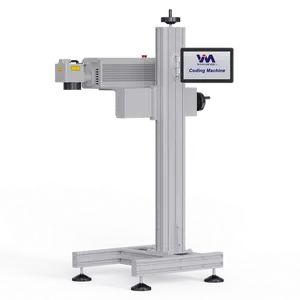 30W 50W 100W Fiber Fly Laser Markering Machine Voor Verpakkingsmachine
