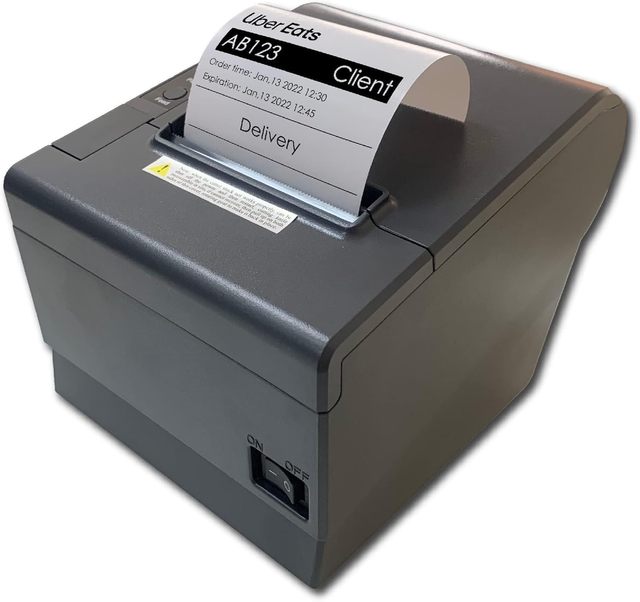 Takeaway 80mm POS Thermal Receipt Printer for UberEats DoorDash Skip the Dishes USB WIFI Bluetooth Restaurant Cafe Shop