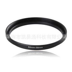 Lens <b>Adapter</b> 55mm to 58mm Metal Filter Step Up Ring for Camera Lenses - Product Image 4