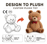 Peluche personnalisée brodée super douce en forme de lapin champignon 25 cm, doudou d'anniversaire en coton PP unisexe, sans minimum de commande