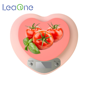 Leaone khuyến mại Quà Tặng thực phẩm kỹ thuật số KICHEN quy mô bán buôn điện tử thực phẩm có trọng lượng Quy mô kỹ thuật số tình yêu hình dạng ABS nhựa quy mô - Product Image 2