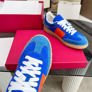 Zapatos de lujo para hombre, informales, para caminar, 2025, con remaches, de malla transpirable, estilo skate, de caña baja, zapatillas deportivas informales, de lujo, gruesas - Product Image 5