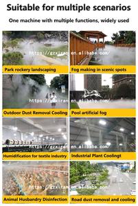 معدات إزالة الغبار من موقع بناء كبير سعة 70 لتر، نظام عالي الضغط لإزالة الضباب الصناعي وري الحدائق والترطيب - Product Image 6
