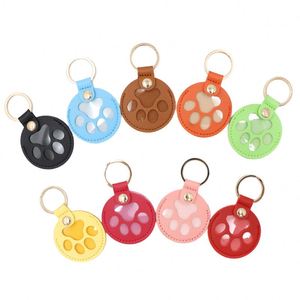 Porte-clés Patte de Chat en Cuir PU Coloré, Pendentif de Sac Mignon, Breloque de Sac Élégante et Tendance, Cadeau pour Amoureux des Animaux (pour ranger les poils d'animaux) - Product Image 2