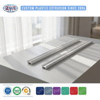 Profilé d'extrusion en PVC pour rail de rideau double, pour systèmes de rideaux de chambre d'hôtel