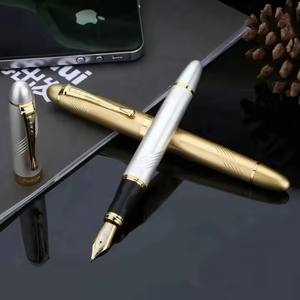 <span class=keywords><strong>Penna</strong></span> <span class=keywords><strong>stilografica</strong></span> di lusso Color <span class=keywords><strong>oro</strong></span> nero <span class=keywords><strong>penna</strong></span> regalo regalo per ufficio di lusso, scritta liscia - Product Image 2