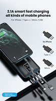 Nouveau Chargeur Mobile Tout-en-un 10000mAh de 2023, Batterie Externe Portable