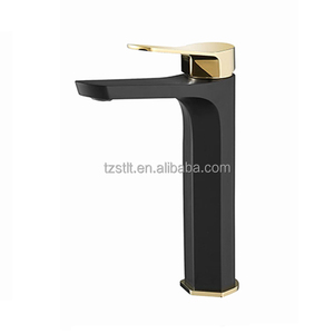Grifo de Lavabo de Lujo en Latón y Acero Inoxidable para Baño Moderno, Grifo Cuádruple para Baño - Product Image 3