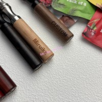 Inhalateur sans fumée personnalisé en bois et acier inoxydable avec insert en coton aromathérapeutique sans nicotine pour arrêter de fumer, dispositif d'inhalation aromatisé