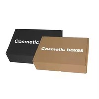 Boîte de papier kraft écologique avec logo personnalisé en gros utilisée pour l'envoi et le transport de boîtes pliantes