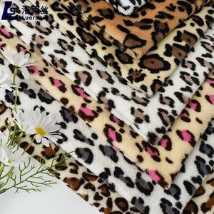 Tela de Franela con Estampado de Leopardo, Tela de Manta de Doble Cara - Product Image 4