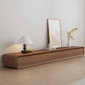 2025 современный роскошный домашний шкаф для телевизора и журнальный столик, новый дизайн для небольших квартир, напольная панель - Product Image 6