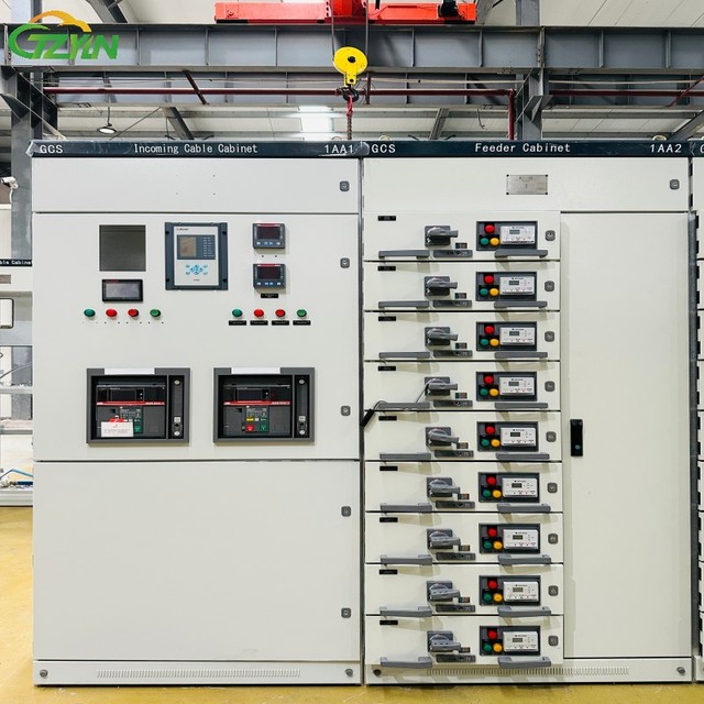 Switchboard Electrical Control Panel Board 3 Phase Distribution Cabinet Start Stop Function Overload Protection Customizable