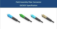 SC APC UPC ESC925T FTTH CHAMP ASSEMBLAGE RAPIDE CONNECTEUR RAPIDE FIBRE MONOMODE
