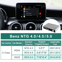Boîtier de décodage audio pour voiture avec CarPlay sans fil et Android Auto HFmidia pour Mercedes Benz Classe C W204 W205 NTG4.0 NTG4.5 NTG5.0
