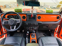 Penjualan Terbaik 4x4 aksesoris interter mobil penutup roda gigi aftermarket Shift Knob Trim Panel untuk wrangler JL