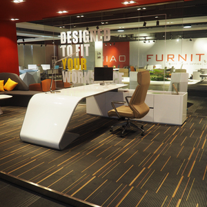 Bobiao hiện đại cao cấp sang trọng điều hành nội thất văn phòng bàn quản lý hình chữ L với tủ bên bàn văn phòng màu trắng - Product Image 5