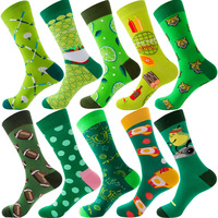 KTS305 personnalisé propre Logo OEM hommes femmes fantaisie Sox Designer mode nouveauté drôle coton joyeux équipe robe Tube chaussettes et bonneterie
