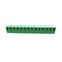 Connecteur de bornier PCB enfichable PITCH 7.62MM, prises mâle et femelle, KF2EDGK-7.62mm, connecteur à aiguille courbée 14 broches