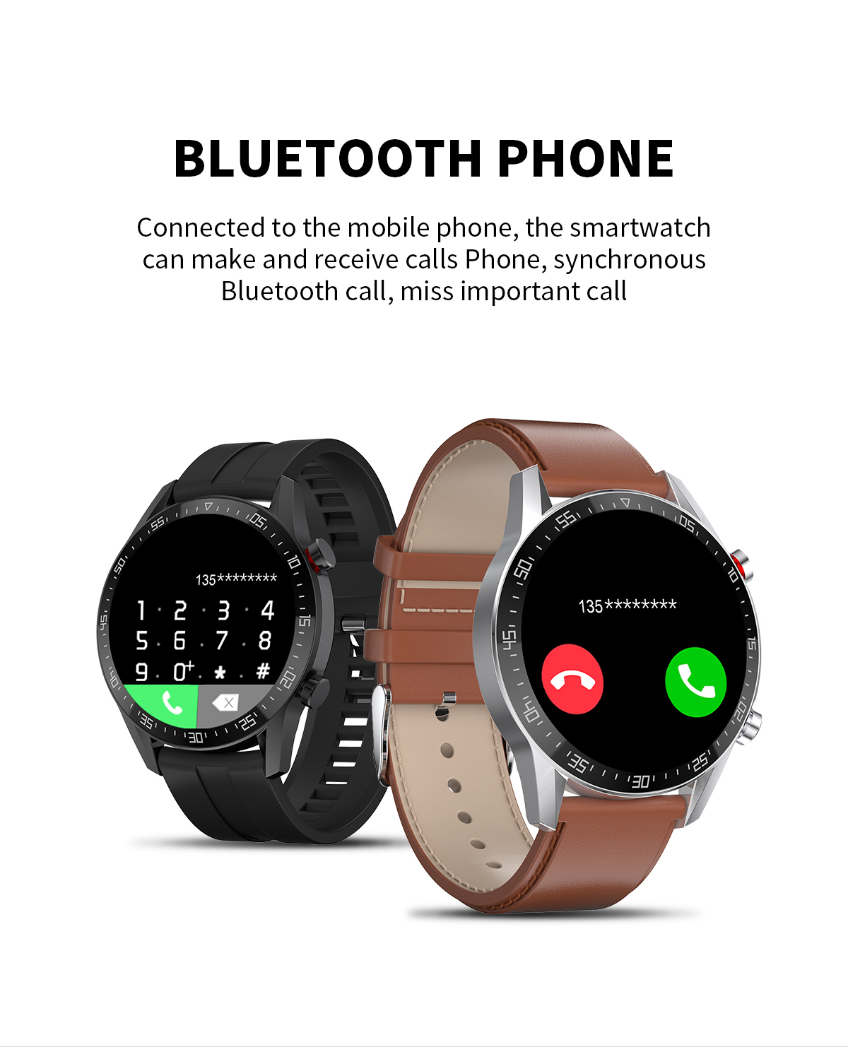 Hot selling product SK7 plus 1.3 HD Screen IP68 Waterproof BT Calling round watch ECG monitoring AI intelligent speech PK L21