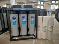 Filtre à eau domestique auto-nettoyant 5000 GPD, filtration triple étapes pour toute la maison, Big Blue 4,5x20 pouces