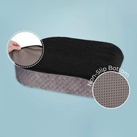 Coussin de siège en mousse mémoire extra large pour chaise de bureau Coccyx Soulagement de la douleur