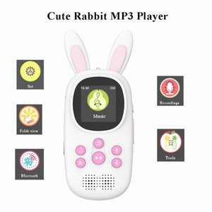 Aomago MB15 Mini reproductor de música portátil de conejo Radio FM WAV MP3 Digital E-Book grabación personalizada grabadora de voz sin pérdidas - Product Image 2