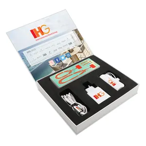 Hot bán khuyến mại kinh doanh Quà Tặng Set ngân hàng điện sạc du lịch Bộ với sạc nhanh USB sạc cáp điện thoại dây đeo cổ tay