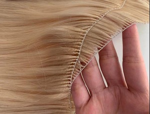 Extensions de cheveux humains Premium Feather Weft 100% naturels, longueur 10-34 pouces, 100g par mèche, pour usage professionnel en salon (vente en gros) - Product Image 2