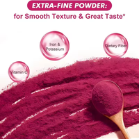Poudre de Betterave Non-OGM OEM, Mélange Superalimentaire, Vente en Gros, Boisson Quotidienne Polyvalente, Cuisson, Bien-être, Complément Alimentaire Énergisant pour Adultes