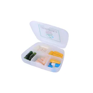 环保塑料储存药盒便携式7天药盒