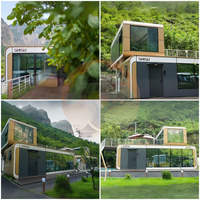Apple Stream Pod Metaverse Maison à deux étages en forme de pomme Salle de bain chinoise Bureau à domicile Hôtel Entrepôt Villa Panneau sandwich