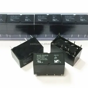 Relay M4S-5HAW M4S-12HAW M4S-24HAW 05VDC 12VDC 24VDC 8Pin 2A 125VAC Two groups conversion