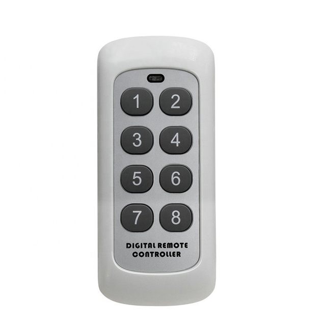 Rf Transmitter and Receiver 433mhz 8-button Remote Control Control Remote Rf 433 Universal Remote Control